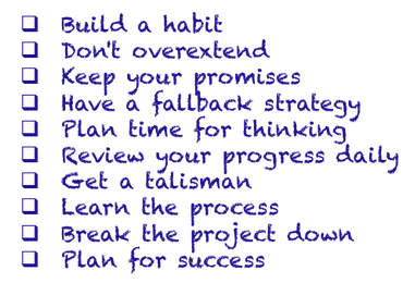Commitment Checklist